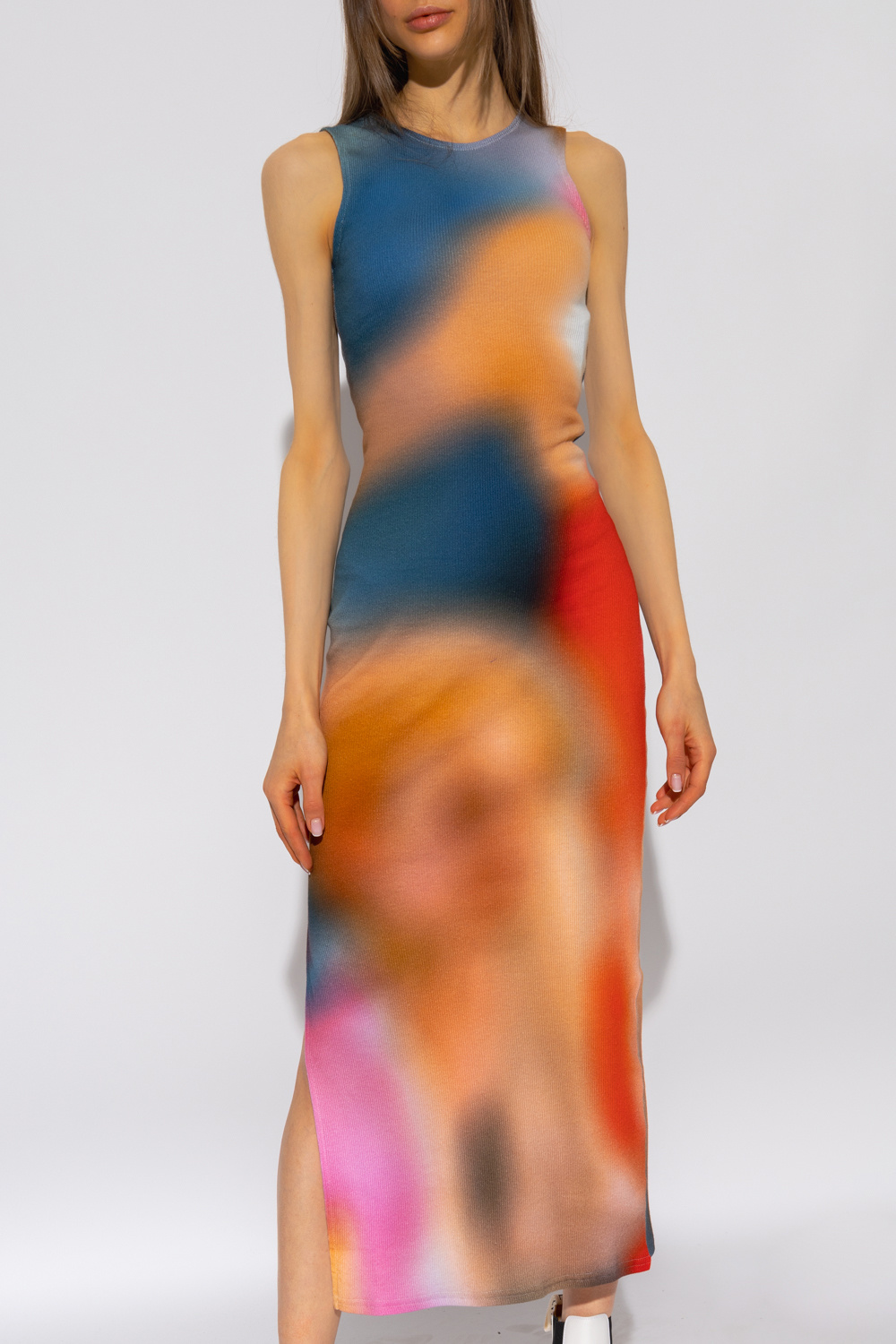 ラスト＊LOEWE MORNING DRESS COTTON AND SILK MULTICOLOR DRESS Loewe Silk And Cotton Dress - Multicolor | Editorialist